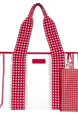 J.HOFFMAN'S Jelly Tote Bag- Cherry Gingham