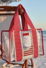 J.HOFFMAN'S Jelly Tote Bag- Cherry Gingham
