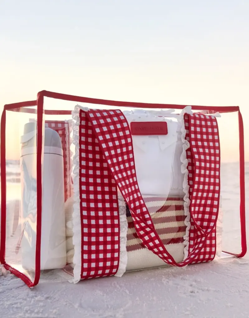 J.HOFFMAN'S Jelly Tote Bag- Cherry Gingham