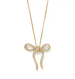 Illumina  Bow Necklace in Gold
