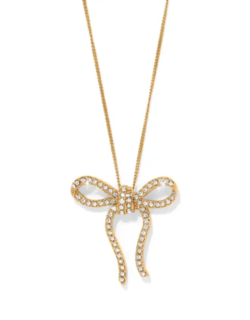 Illumina  Bow Necklace in Gold