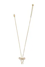 Illumina  Bow Necklace in Gold