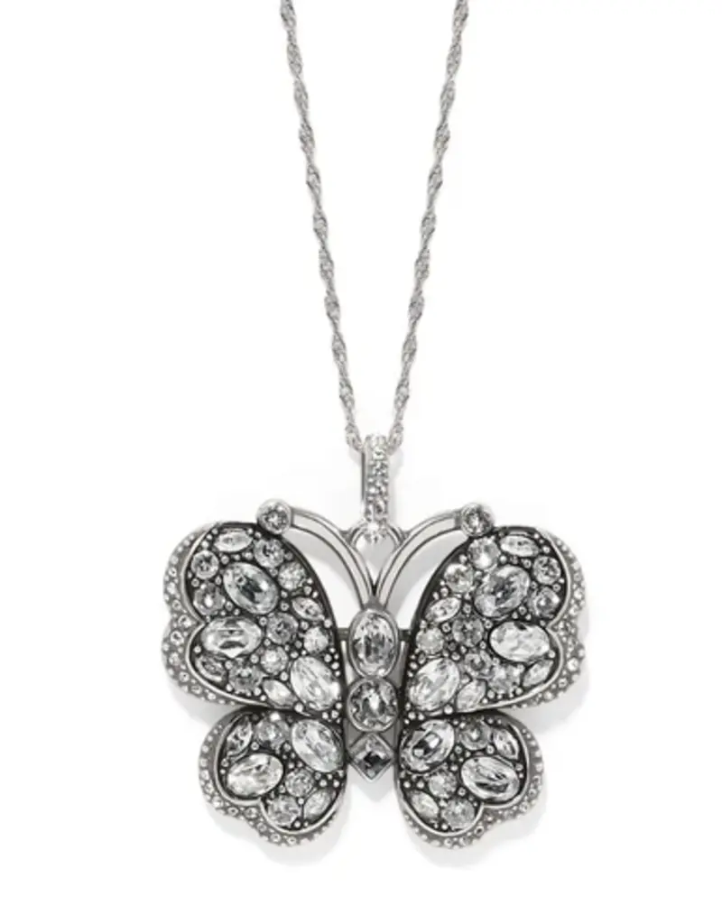 Trust Your Journey Large Butterfly Pendant in Sky