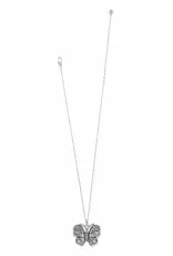 Trust Your Journey Large Butterfly Pendant in Sky