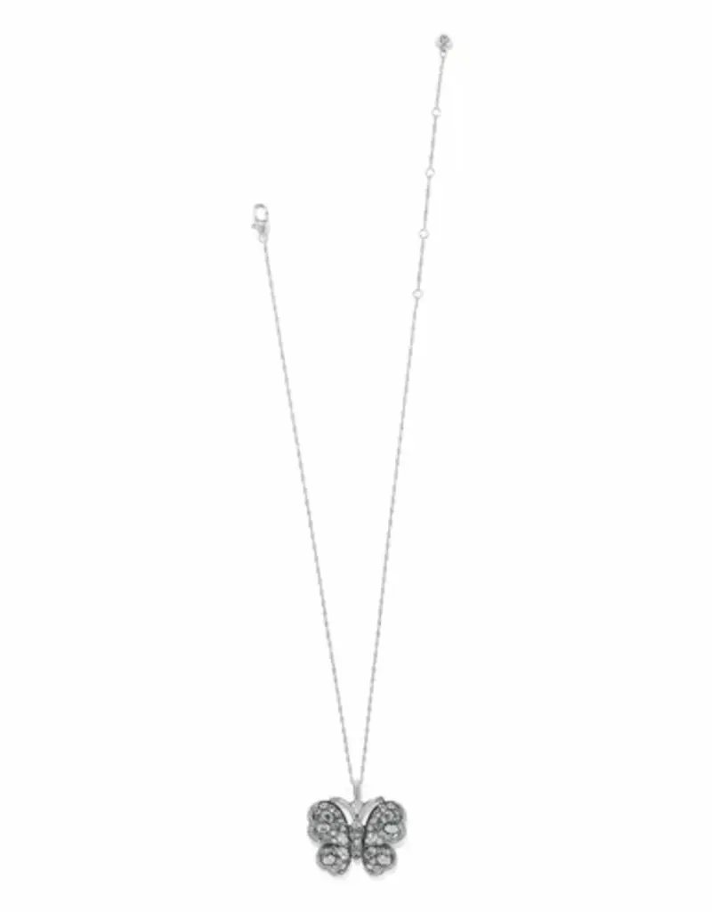 Trust Your Journey Large Butterfly Pendant in Sky