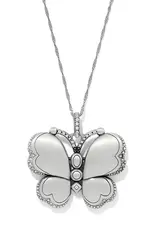 Trust Your Journey Large Butterfly Pendant in Sky