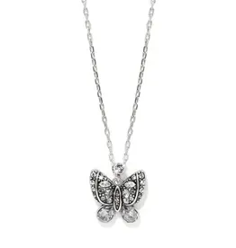Trust Your Journey Petite Butterfly Pendant in Sky