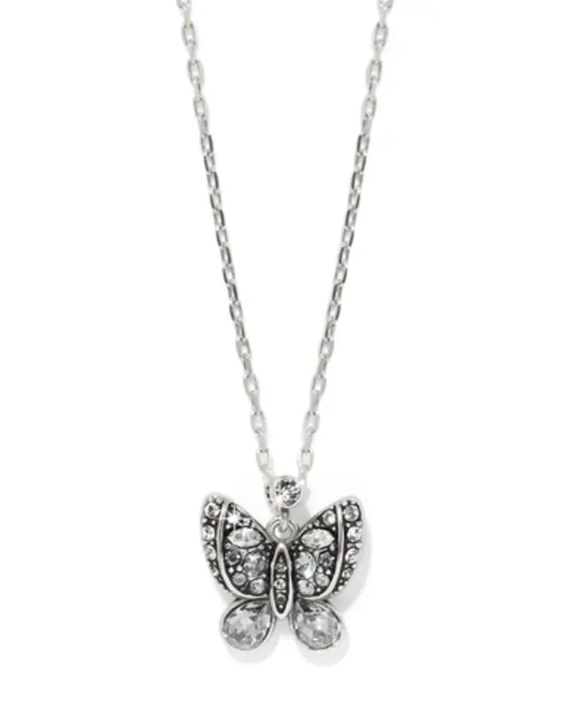 Trust Your Journey Petite Butterfly Pendant in Sky