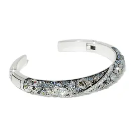 Trust Your Journey Hinged Bangle in Sky