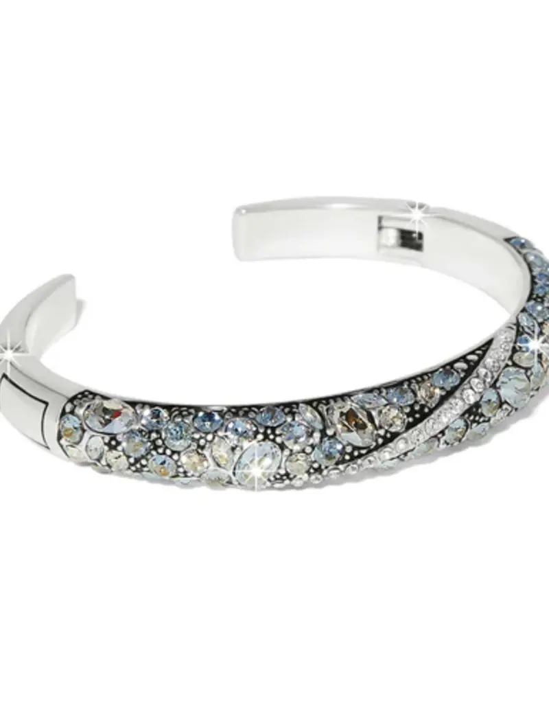 Trust Your Journey Hinged Bangle in Sky