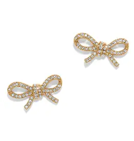 Illumina Bow Post Earring in Gold