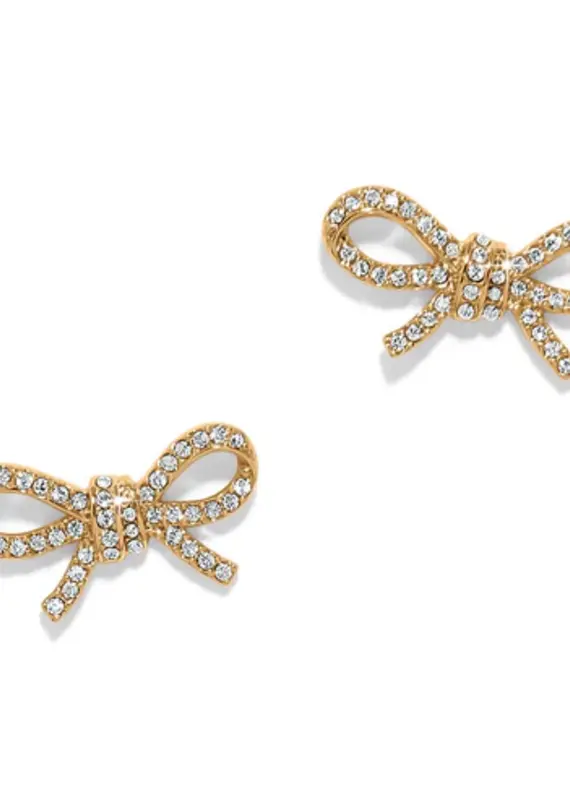 Illumina Bow Post Earring in Gold