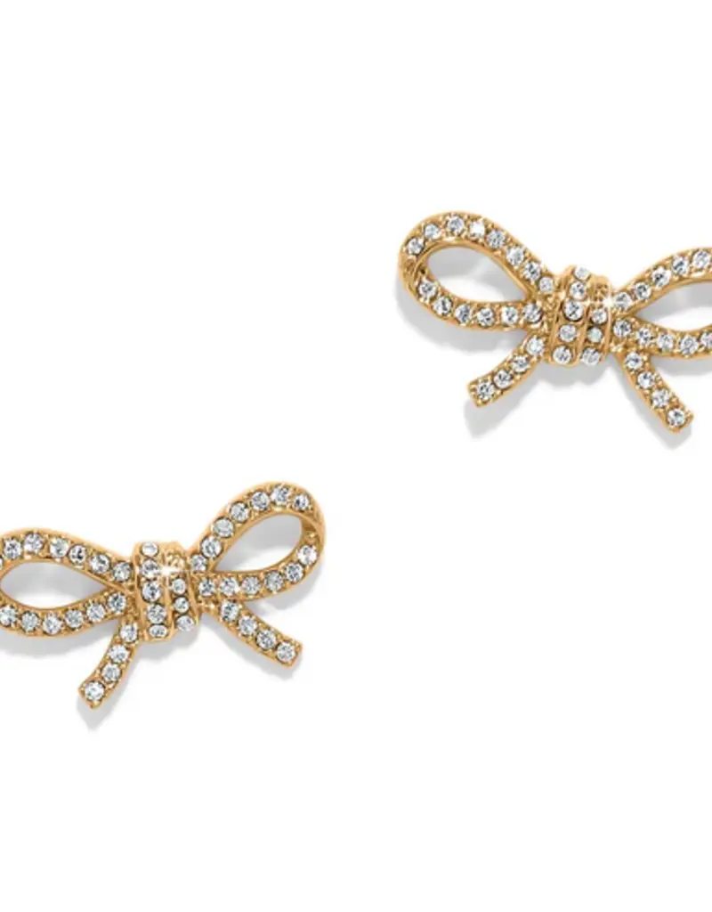 Illumina Bow Post Earring in Gold