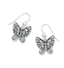 Trust Your Journey Butterfly Earrings In Sky