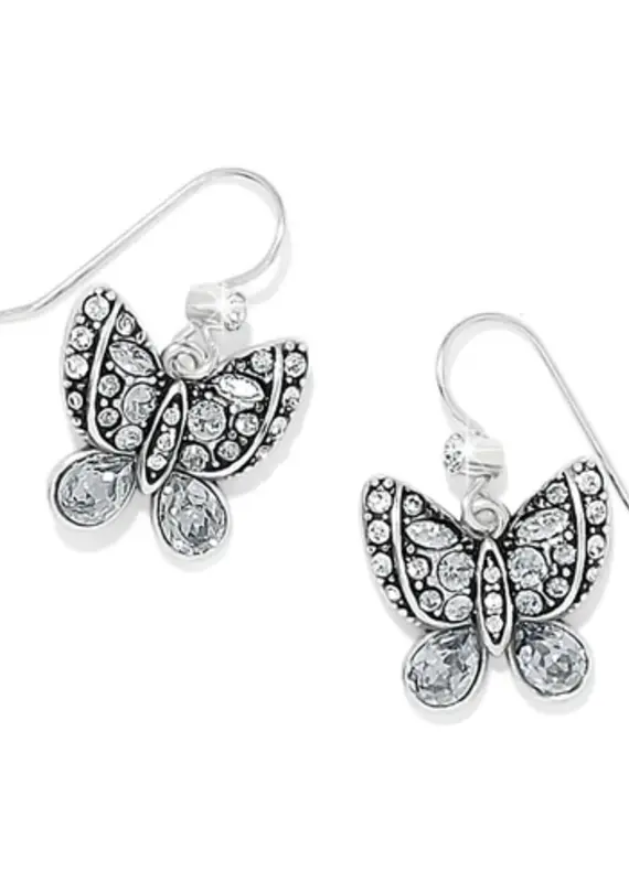 Trust Your Journey Butterfly Earrings In Sky