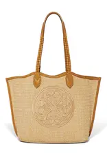 Bruna Large Straw Tote in Blonde