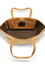Bruna Large Straw Tote in Blonde