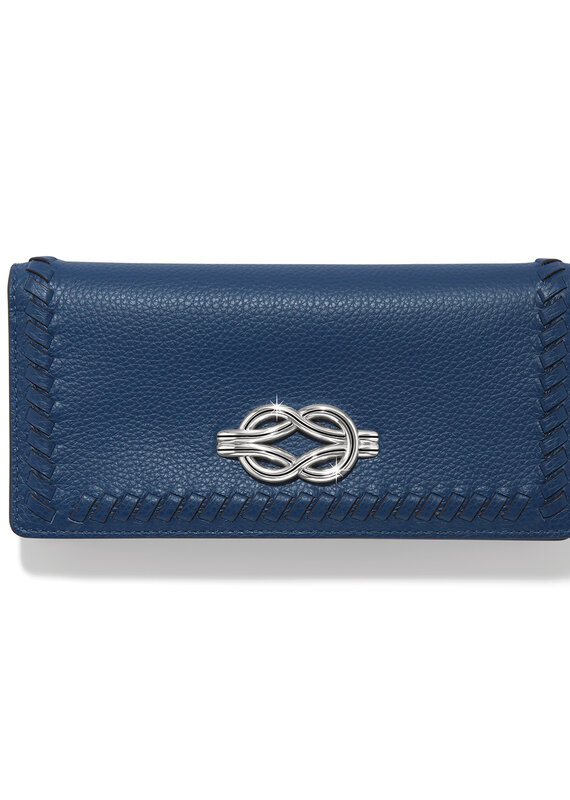 Interlok Harmony Slim Folio Wallet in French Blue
