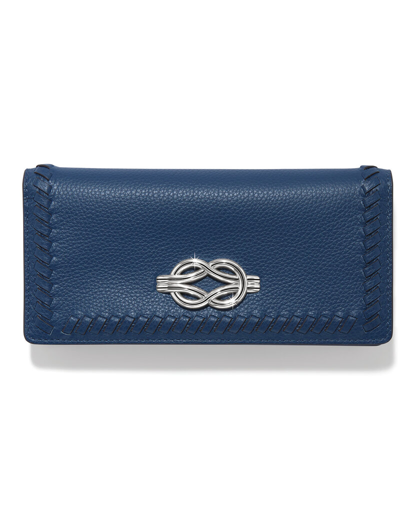 Interlok Harmony Slim Folio Wallet in French Blue