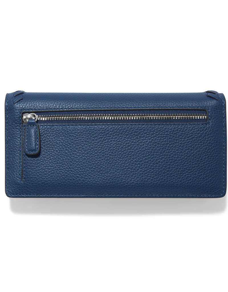 Interlok Harmony Slim Folio Wallet in French Blue
