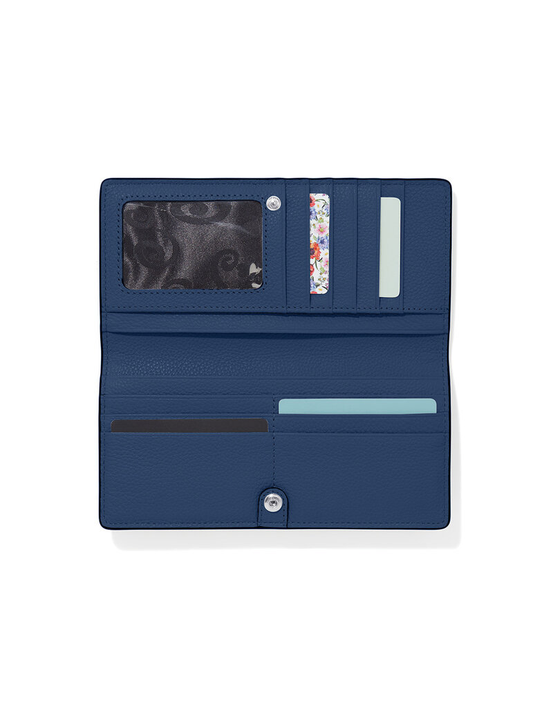 Interlok Harmony Slim Folio Wallet in French Blue