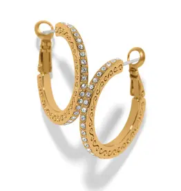 Meridian Eclipse Small Hoop in Gold