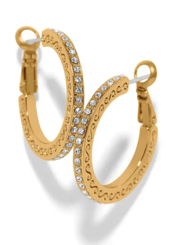 Meridian Eclipse Small Hoop in Gold