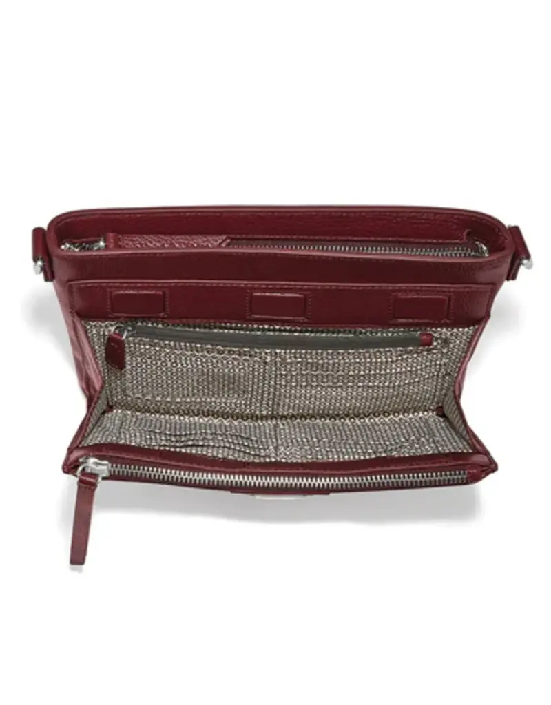Jordyn Cross Body Organizer in Garnet