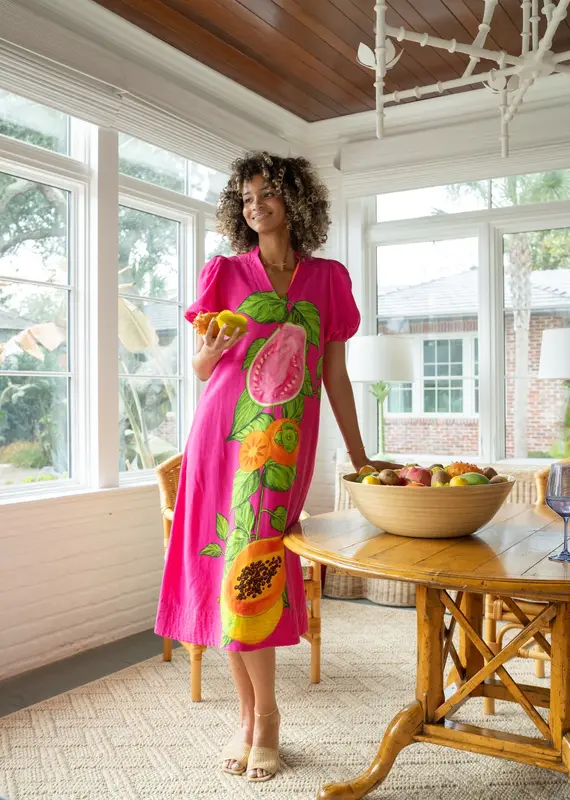 J.HOFFMAN'S Hampton Dress- Papaya Vine