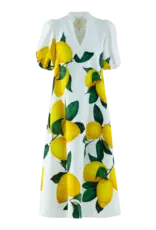 J.HOFFMAN'S Hampton Dress- Limone