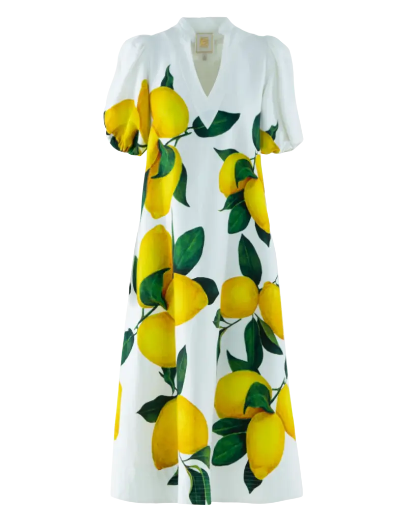 J.HOFFMAN'S Hampton Dress- Limone