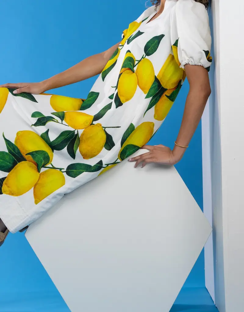 J.HOFFMAN'S Hampton Dress- Limone