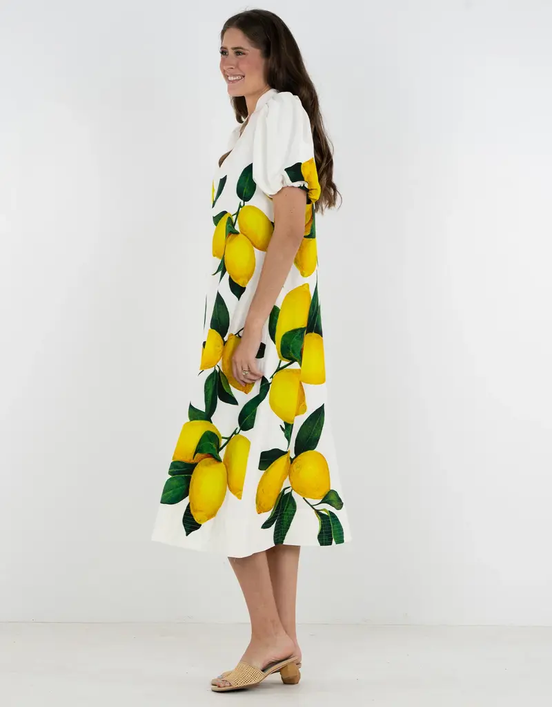 J.HOFFMAN'S Hampton Dress- Limone