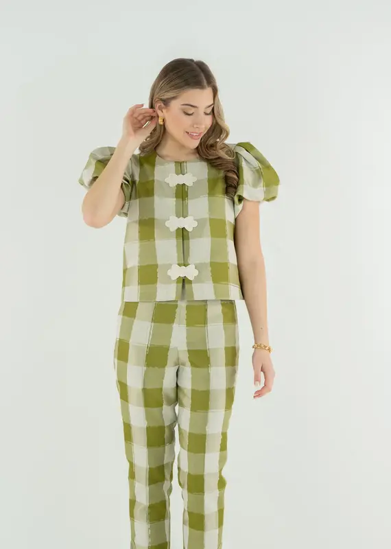 J.HOFFMAN'S Isabella Top- Gingham