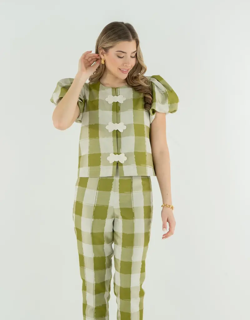 J.HOFFMAN'S Isabella Top- Gingham