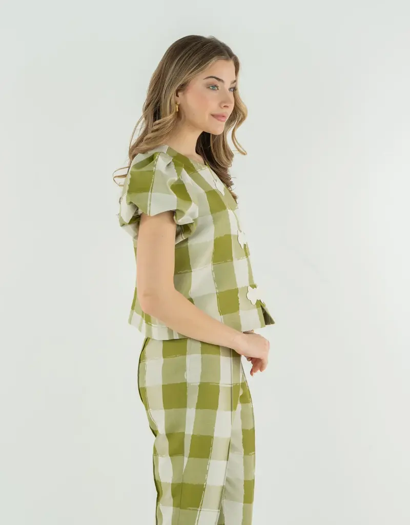 J.HOFFMAN'S Isabella Top- Gingham