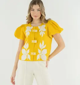 J.HOFFMAN'S Isabella Top- Golden Hour