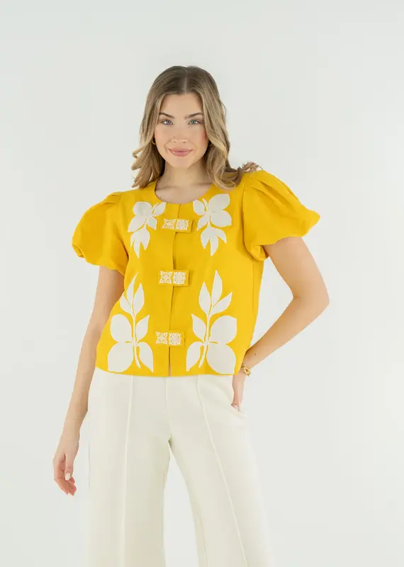 J.HOFFMAN'S Isabella Top- Golden Hour