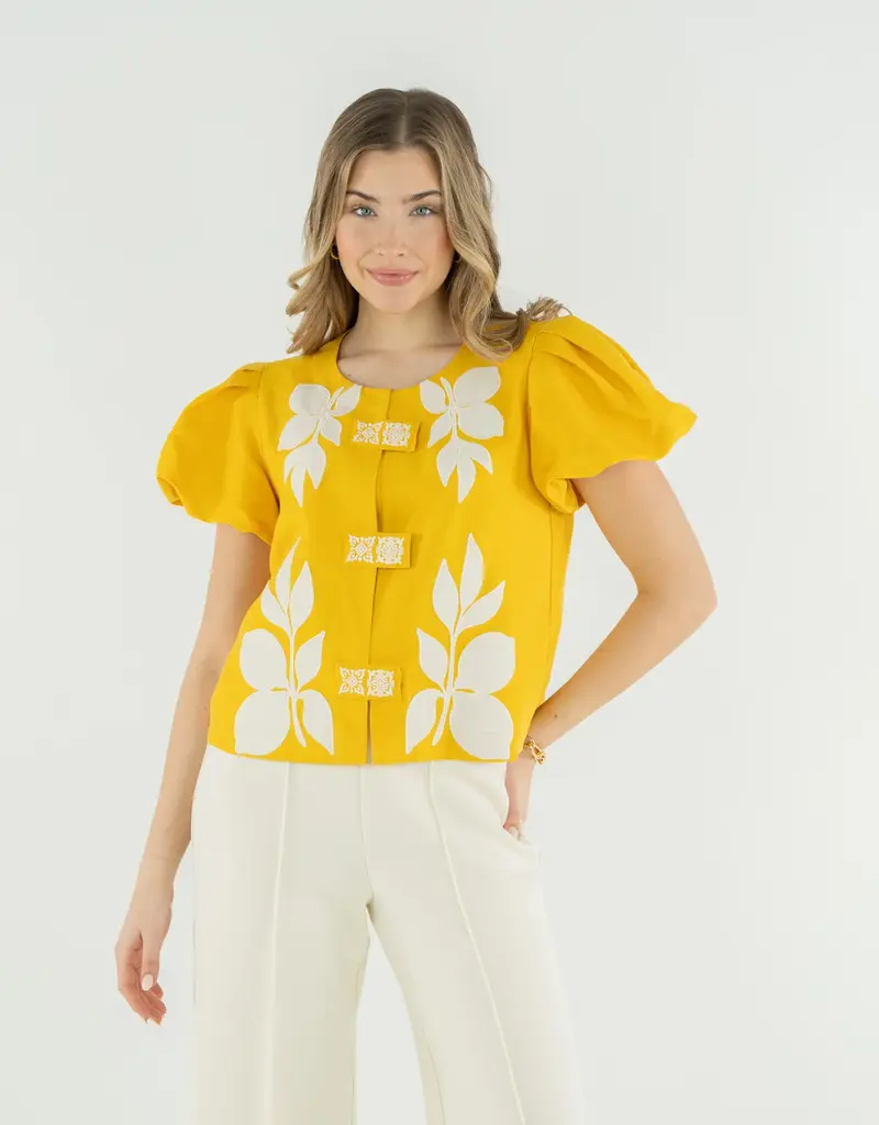 J.HOFFMAN'S Isabella Top- Golden Hour
