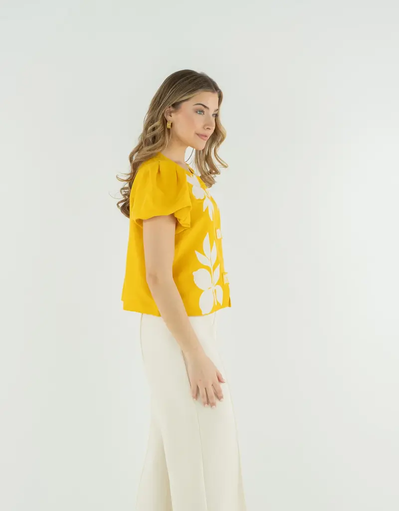 J.HOFFMAN'S Isabella Top- Golden Hour