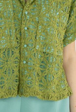 J.HOFFMAN'S Luna Top- Olive Hour