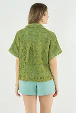 J.HOFFMAN'S Luna Top- Olive Hour