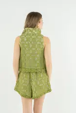 J.HOFFMAN'S Lucy Tank- Olive Hour