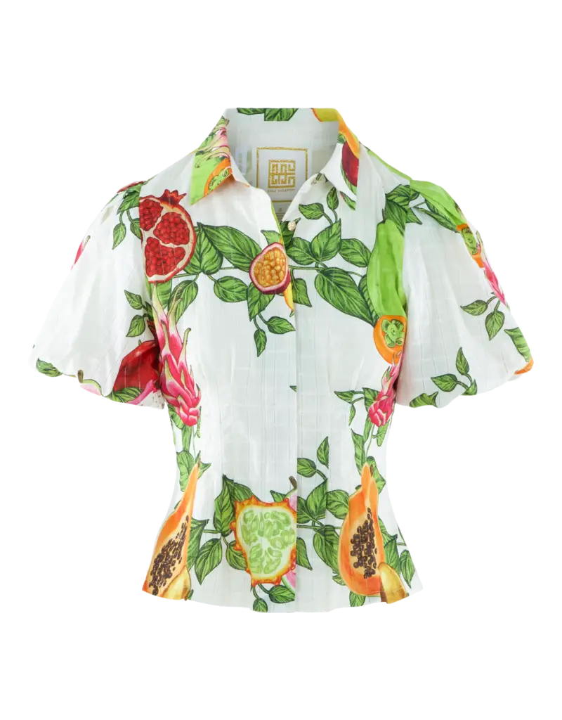 J.HOFFMAN'S Britt Top- Trellis Grove