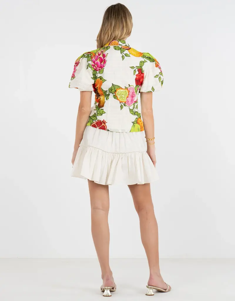 J.HOFFMAN'S Britt Top- Trellis Grove