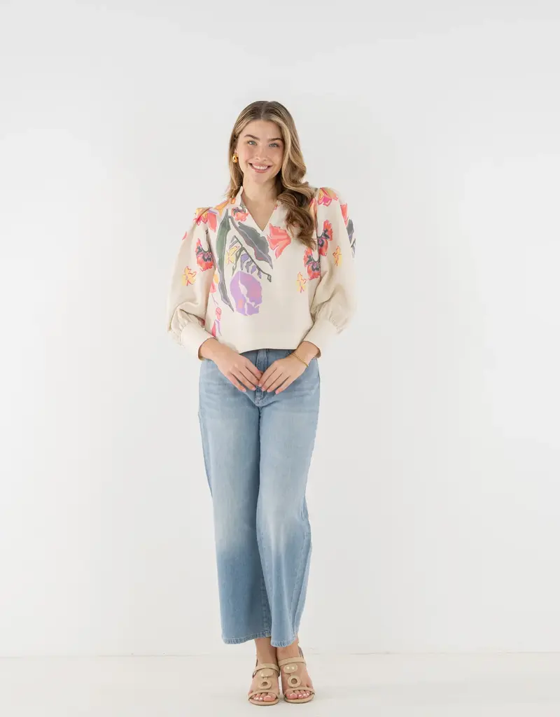 J.HOFFMAN'S Hampton Top- Botanical Muse