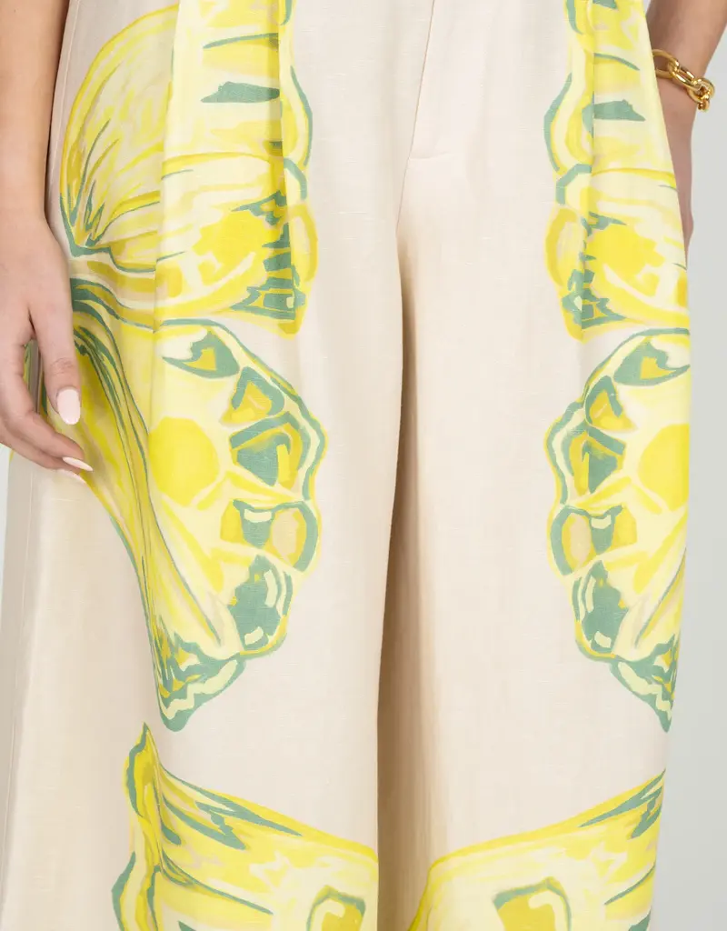 J.HOFFMAN'S Paisley Pant- Clouded Yellow