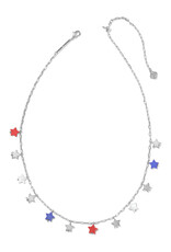 KENDRA SCOTT Camila Strand Necklace in Red, White & Blue
