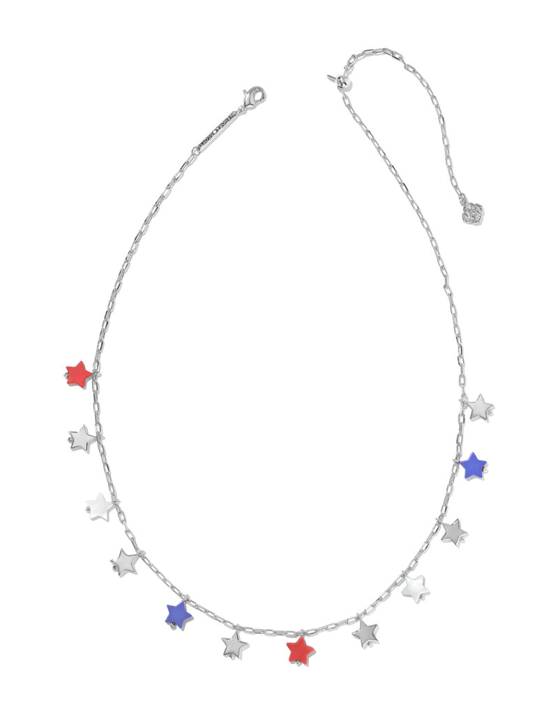 KENDRA SCOTT Camila Strand Necklace in Red, White & Blue