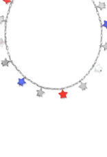 KENDRA SCOTT Camila Strand Necklace in Red, White & Blue